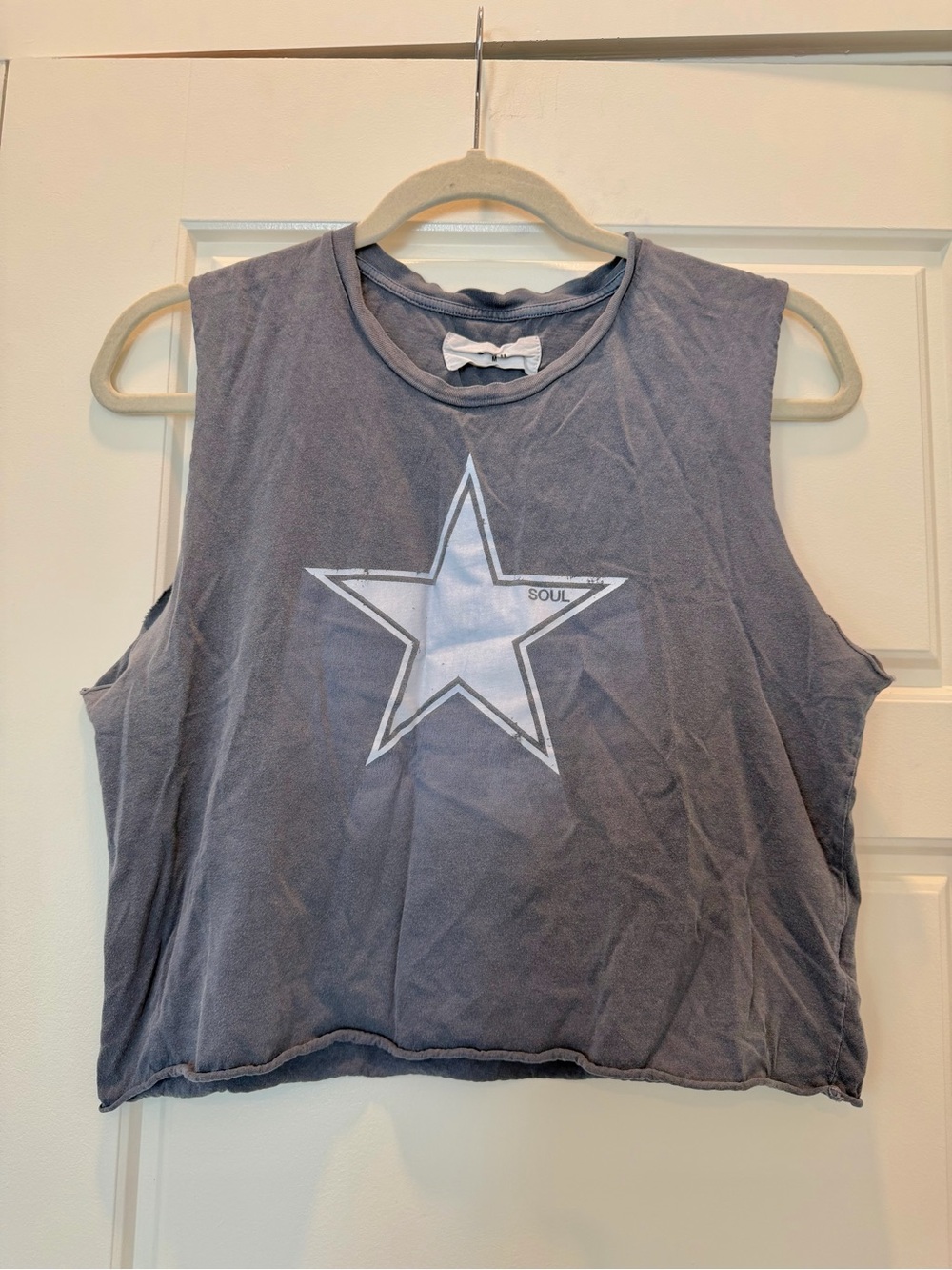 Soulcycle Gray Star Tank Size M